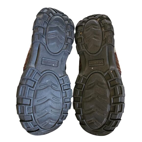 Men's Size 10 - Skechers Brown Leather Outdoor - Fisherman Sandal Shoes - Picture 8 of 11